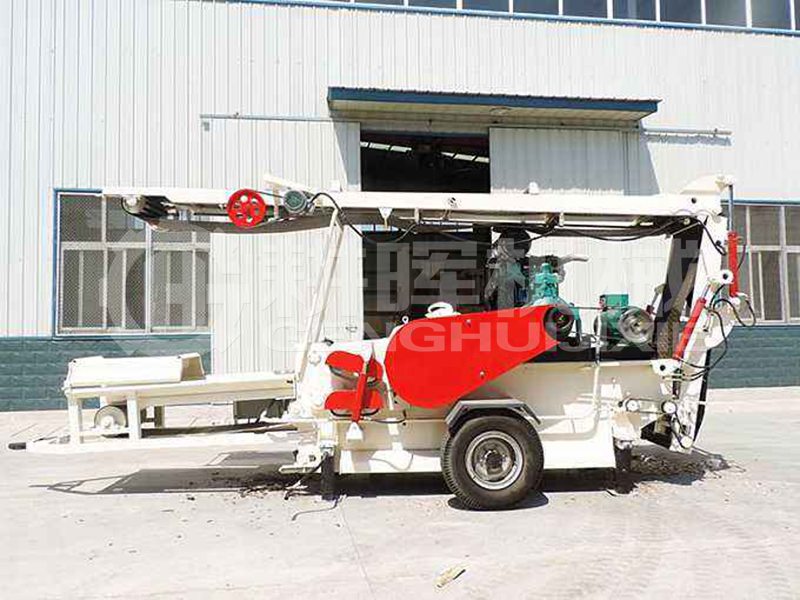 臥式移動柴油樹枝粉碎機(jī)大型移動柴油樹枝粉碎